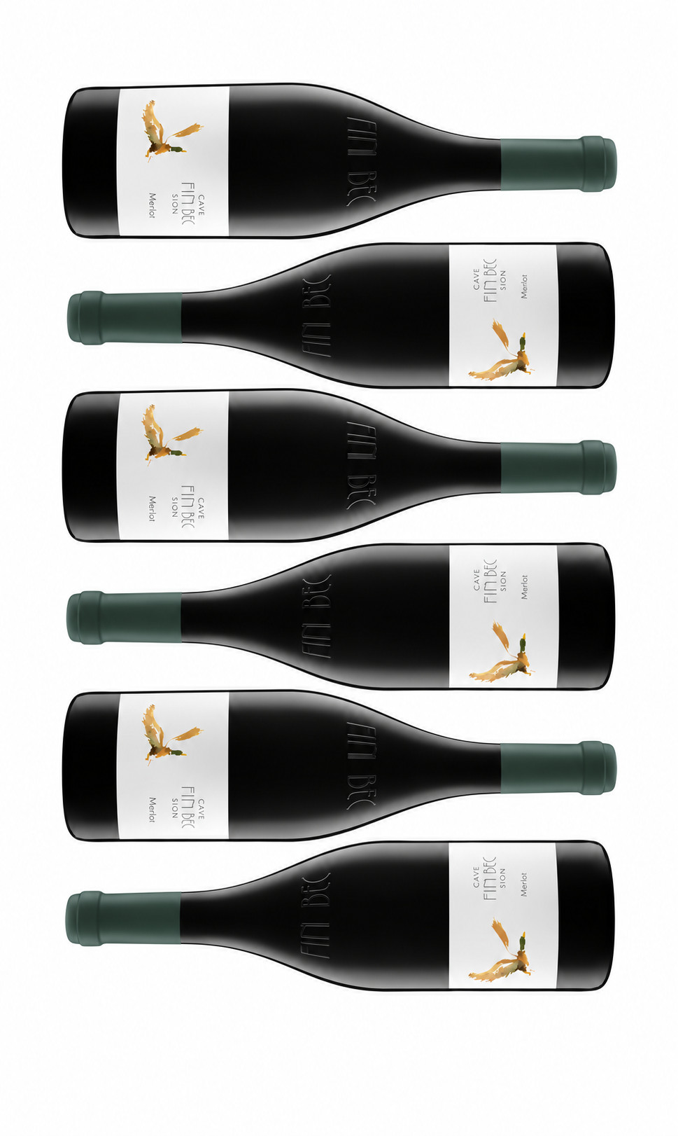 Flasche Fin Bec merlot